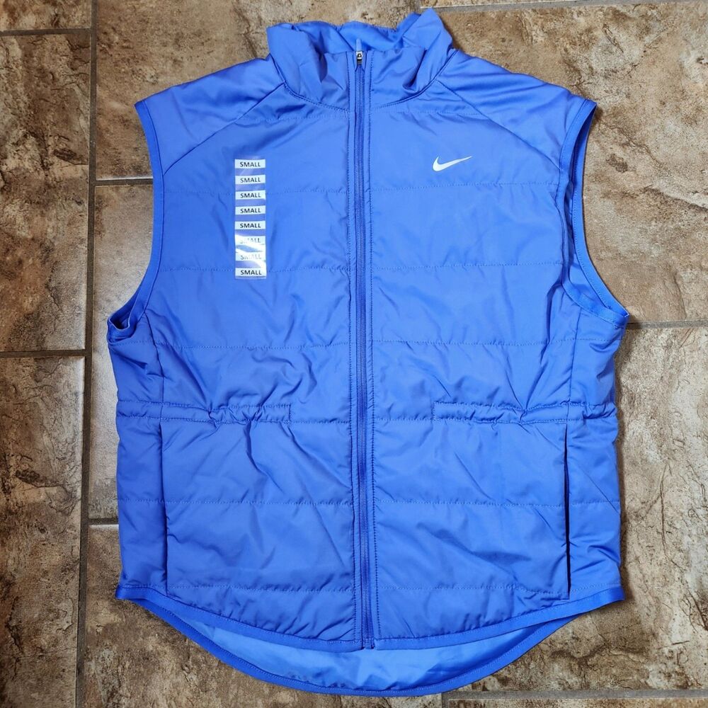 Nike Swift Therma‑Fit Running Vest Women’s Small Blue Joy